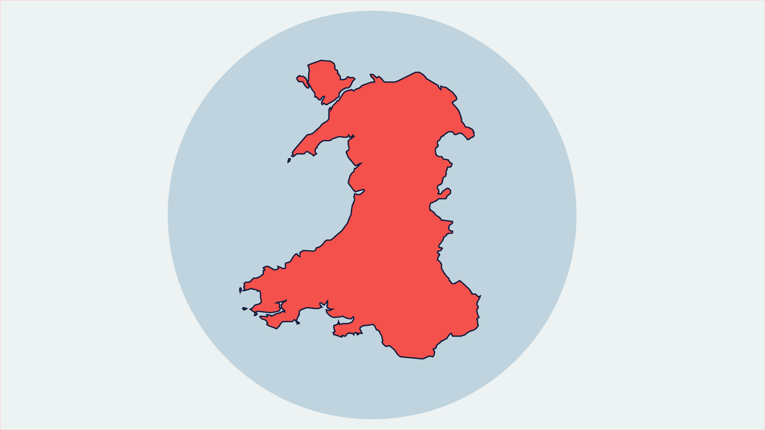 Wales Map Outline